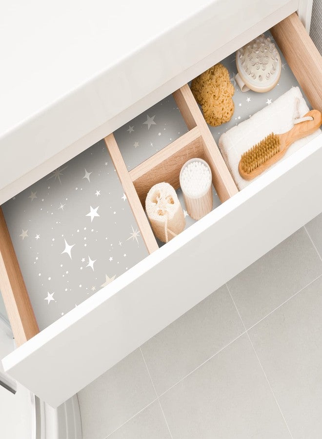 Thenshop 30 Sheets Fragrant Drawer Liners for Dresser, Talcum Powder Scented Paper Liner 19.5 x 14 Inches Star Pattern Non Adhesive Drawer Paper Liner for Home Shelf Closet Cabinet - Image 5